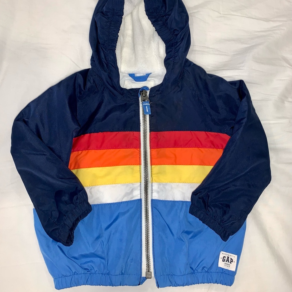 NWOT GAP Kids 6-12mo trendy windbreaker jacket